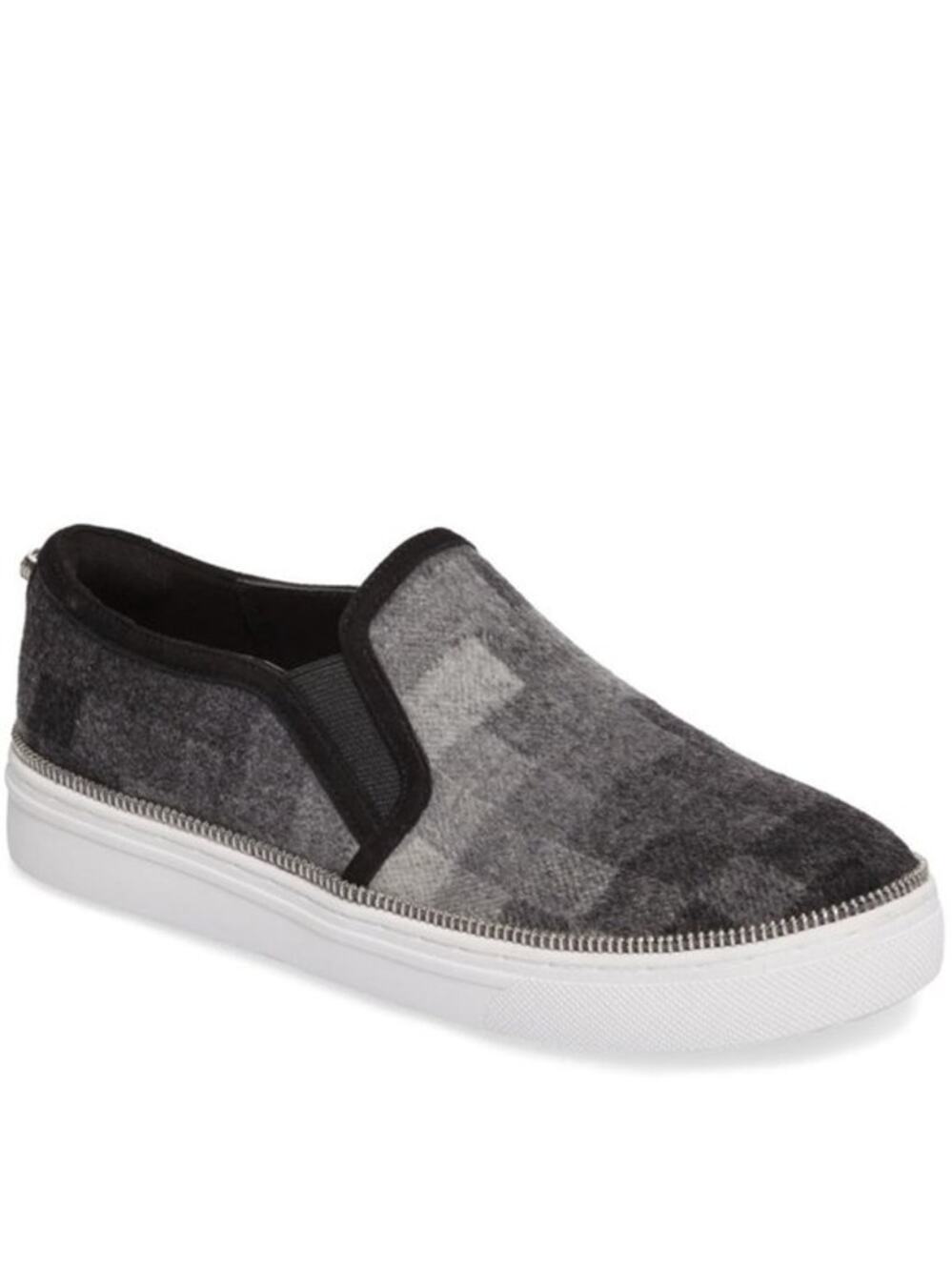Botkier Harper Slip On Sneaker in Grey Graphic Women's Size 7.5 Medium NEW